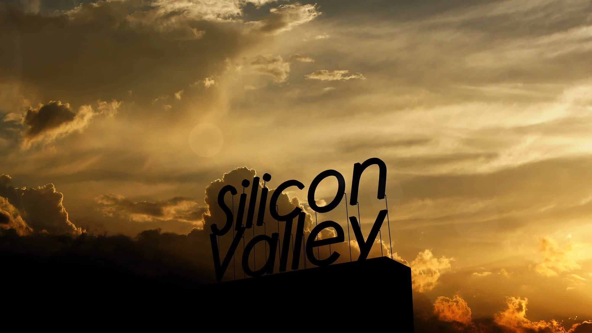 silicon-valley-signpost-over-beautiful-sunset-video